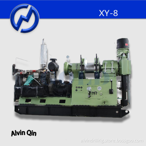 XY-8 big water bore well drilling rig for hydro power project